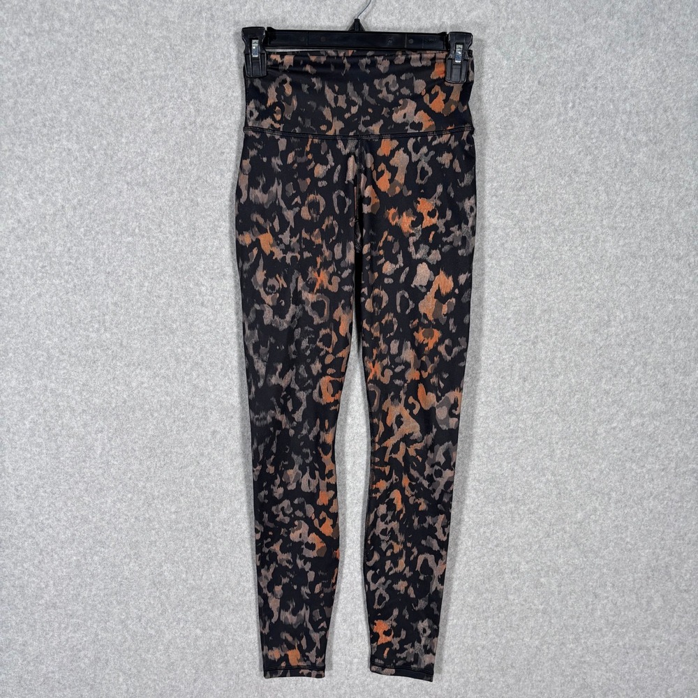 Fabletics Define‎ Power Hold Leggings XS Leopard Maximalist Wild Camo Neutrals